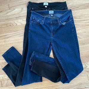 TWO FOR ONE JCREW TOOTHPICK JEANS